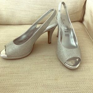 Silver Sparkly Platforms!